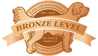 Goldendoodle Association of North America Bronze level award.