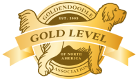 Goldendoodle Association of North America Gold level award.